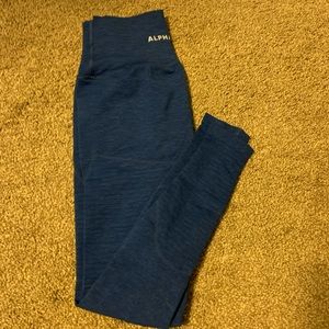 Alphalete sonic blue revival leggings